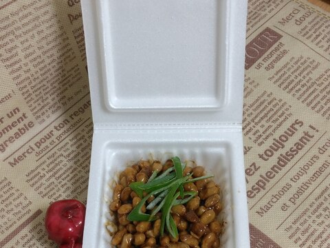 簡単!!✨マルちゃん焼きそばの粉末ソース味 納豆✨